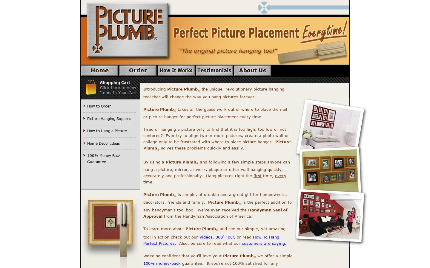 Picture Plumb 首页截图
