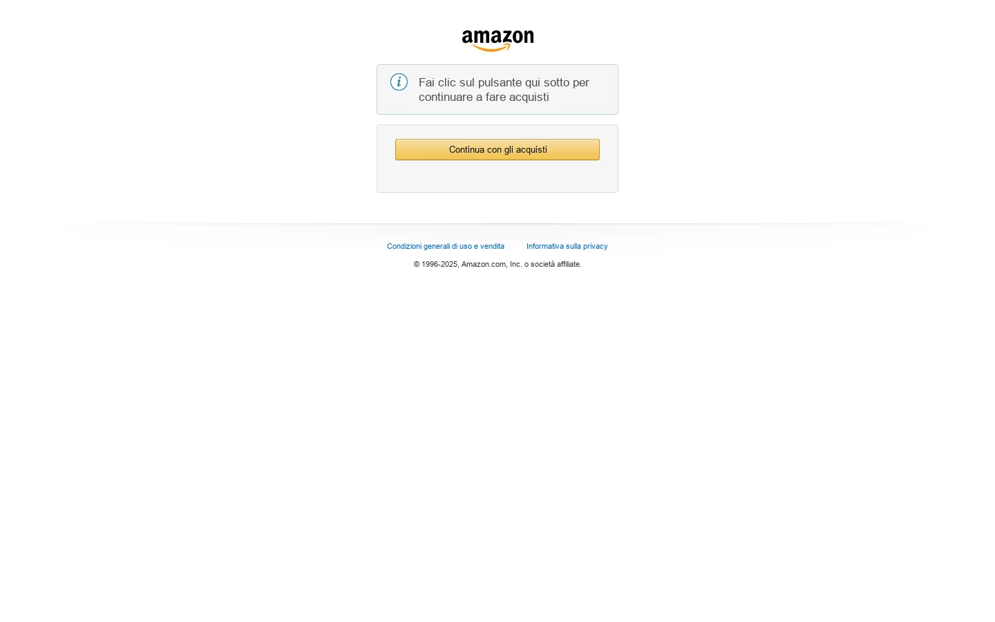 Amazon.it 首页截图