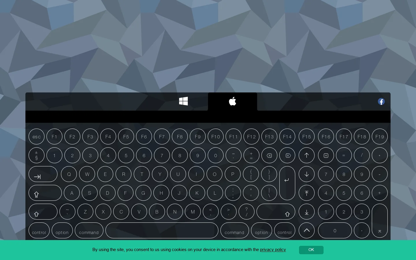 "Key-Test" - keyboard test online 首页截图