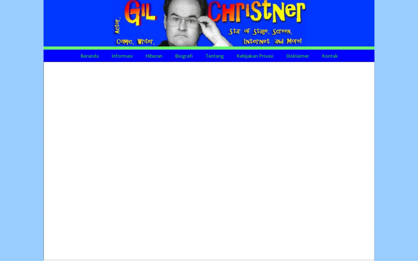 Gilchristner 首页截图