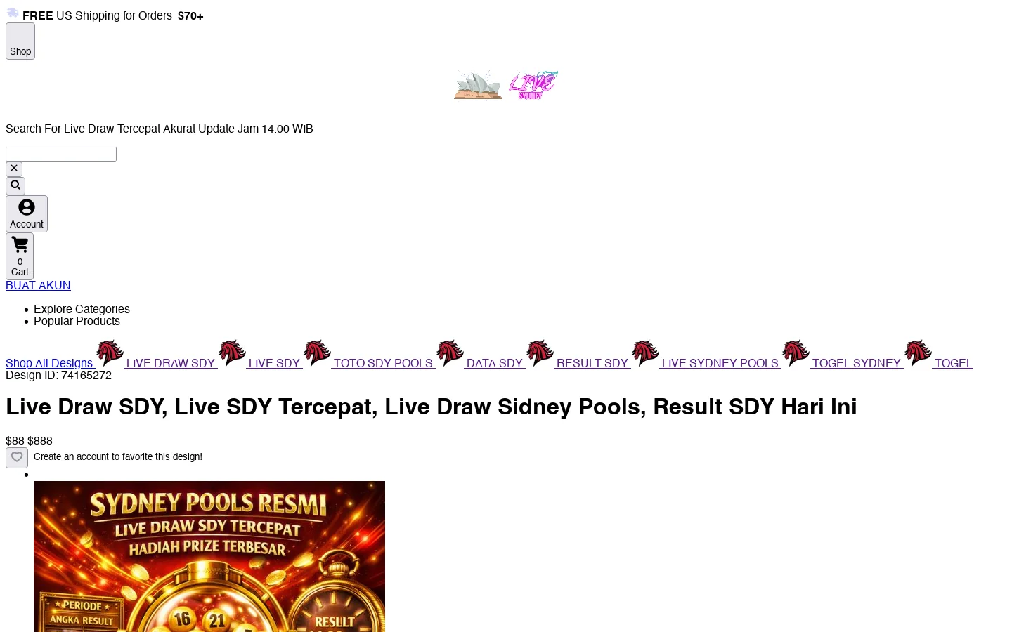 Live Draw SDY, Live SDY Tercepat, Live Draw Sidney Pools, Result SDY Hari Ini 首页截图