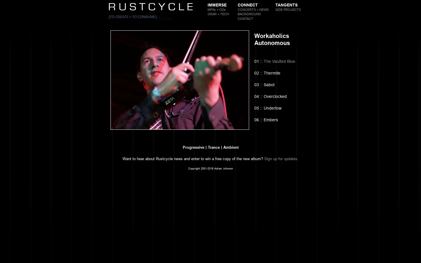 RUSTCYCLE :: 首页截图