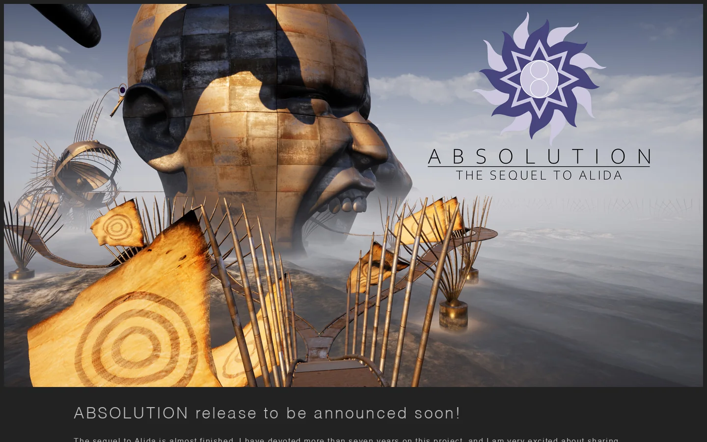 Alida / Absolution 首页截图