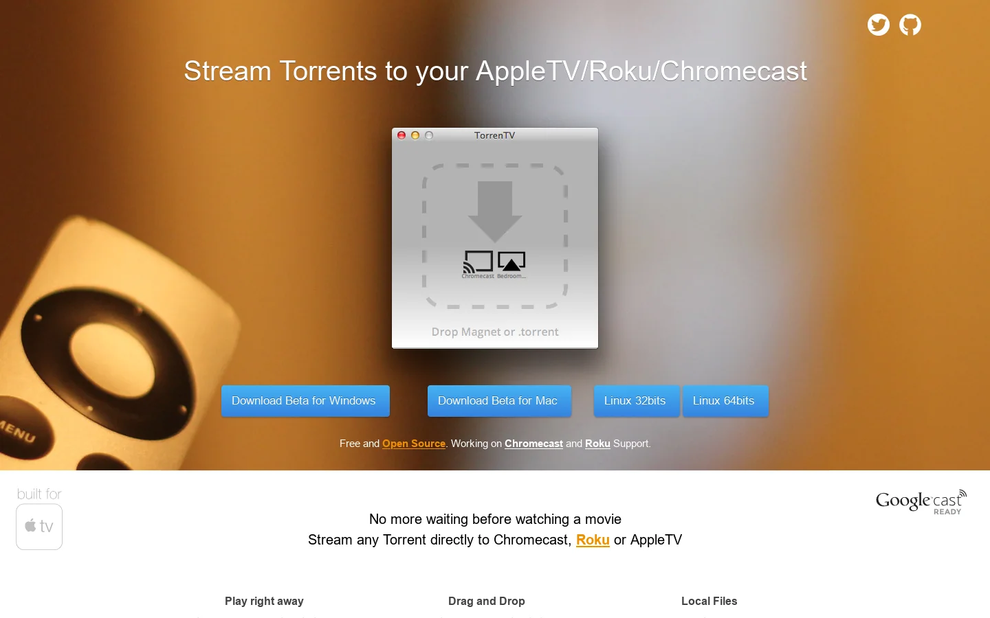 TorrenTV 首页截图