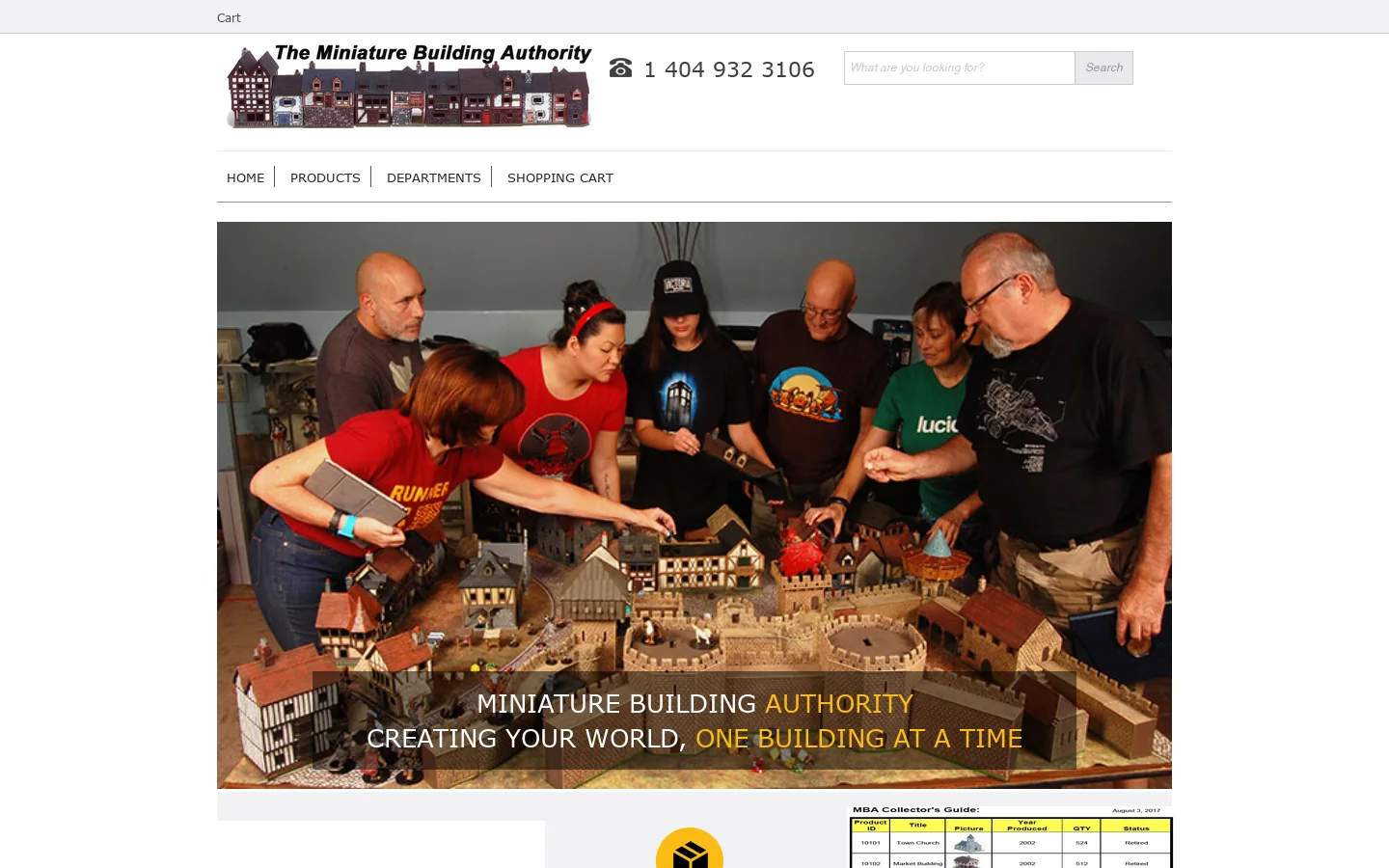 Miniature Building Authority 首页截图