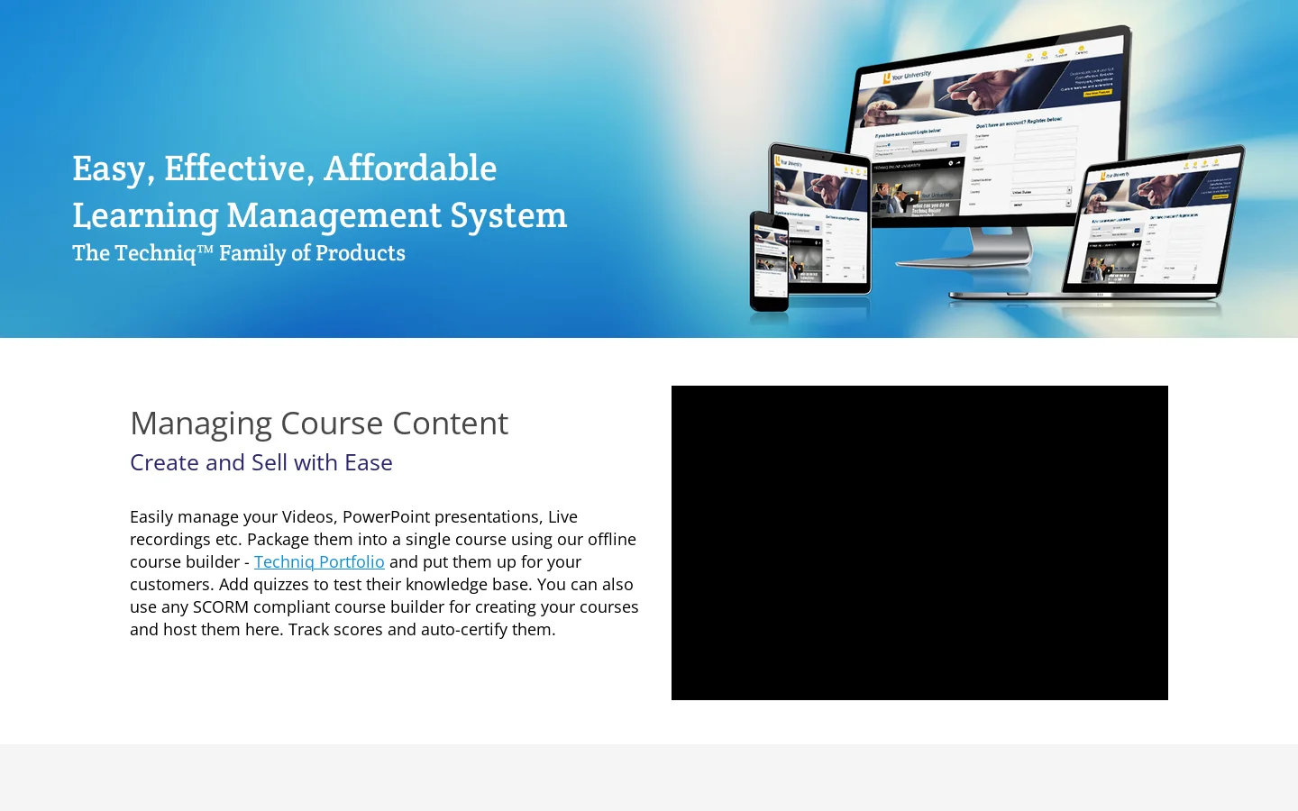 Custom Elearning University, SaaS Platform, Webex, Citrix Integrated 首页截图