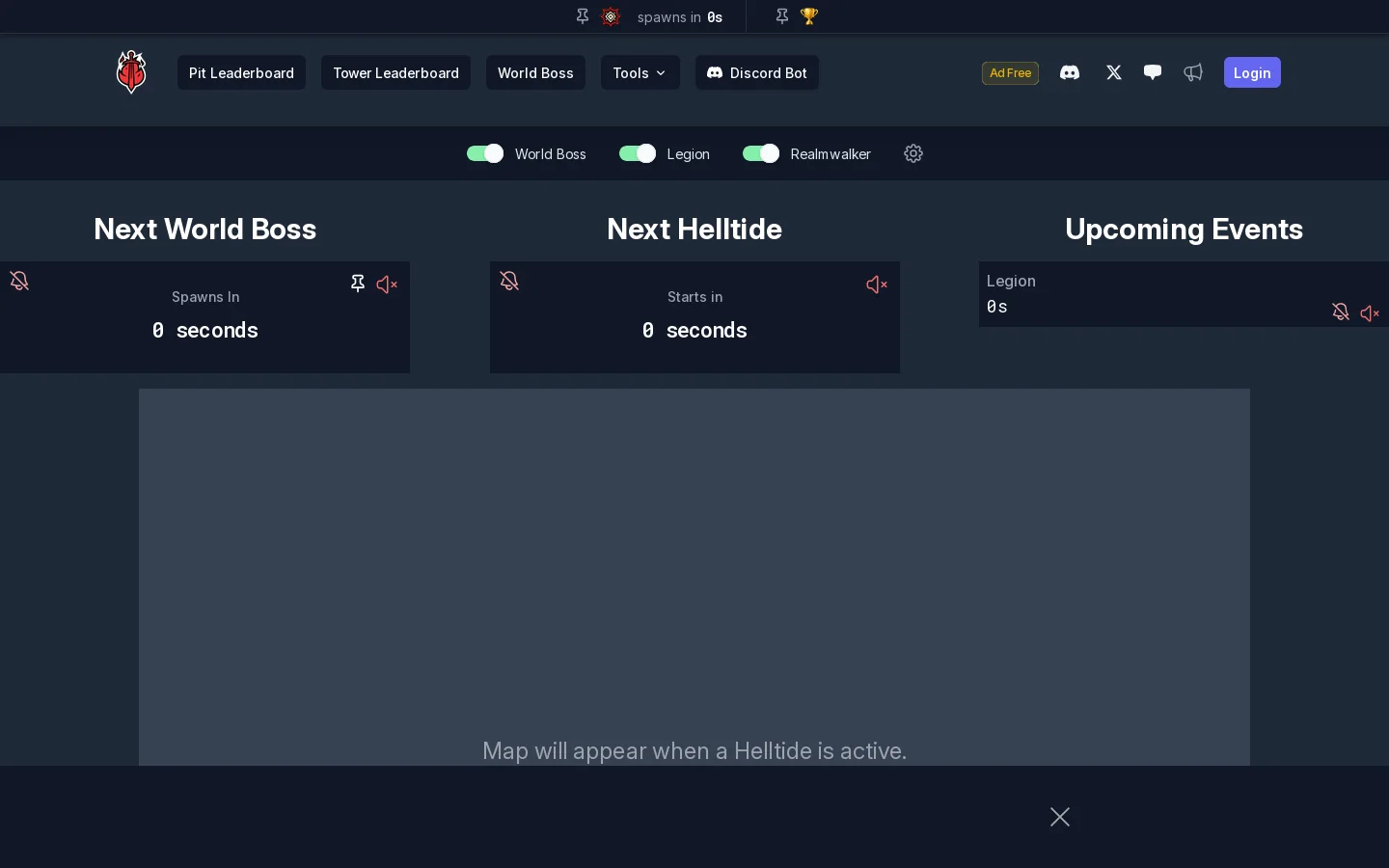 Diablo 4 Helltide Event Tracker and Chest Locations 首页截图