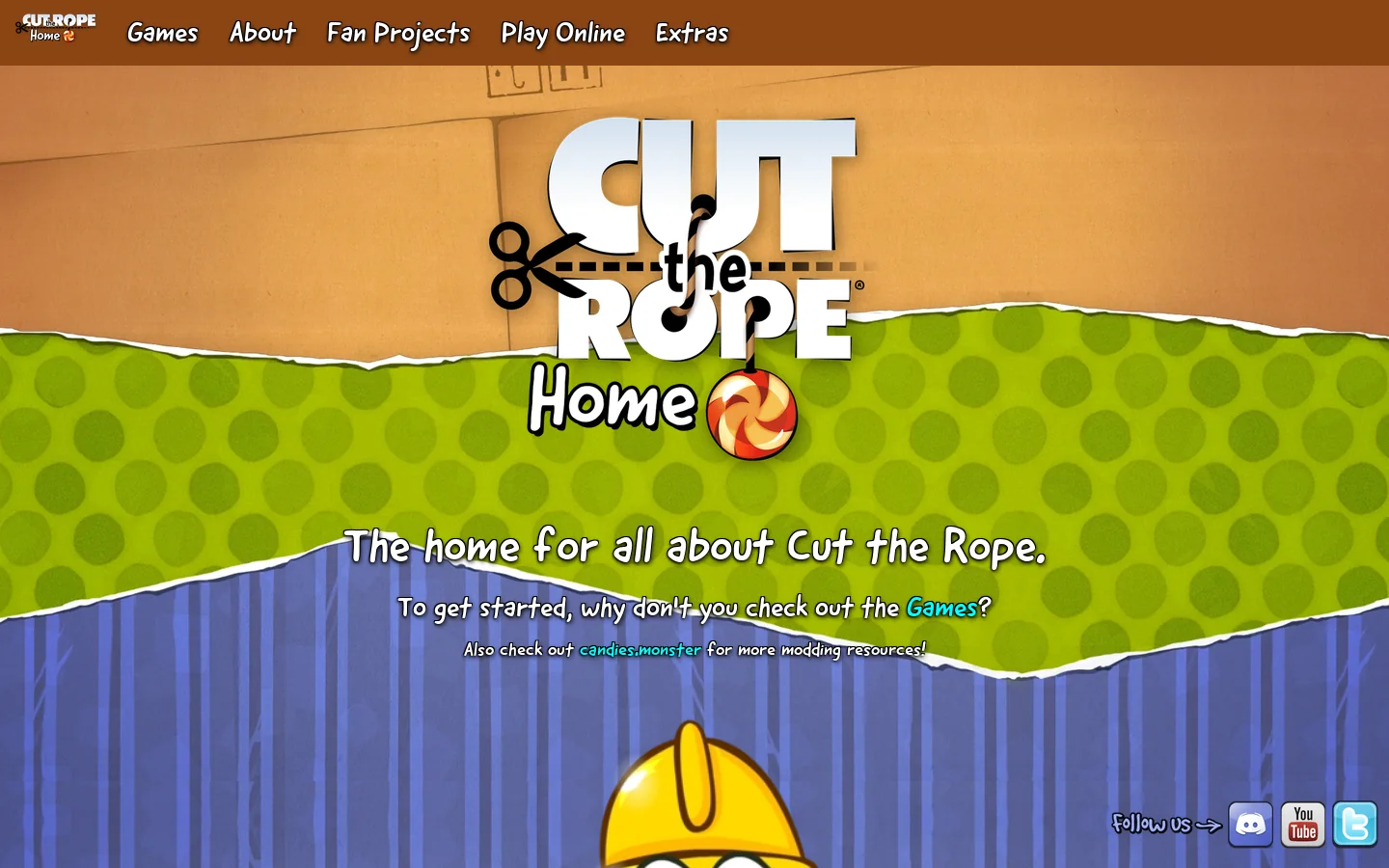 Cut the Rope Home 首页截图