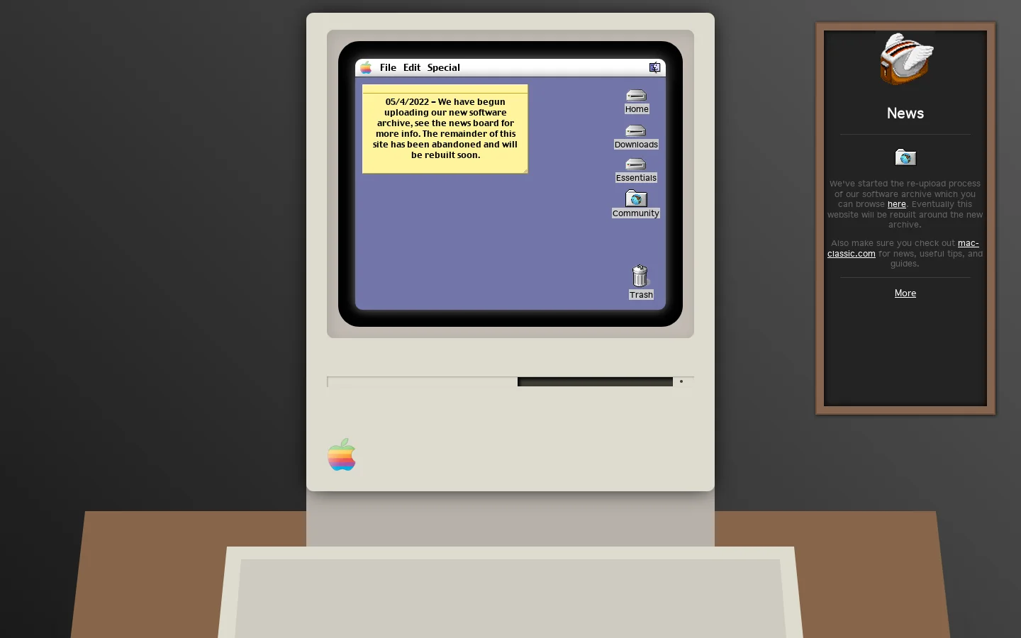 Mac Attic 首页截图