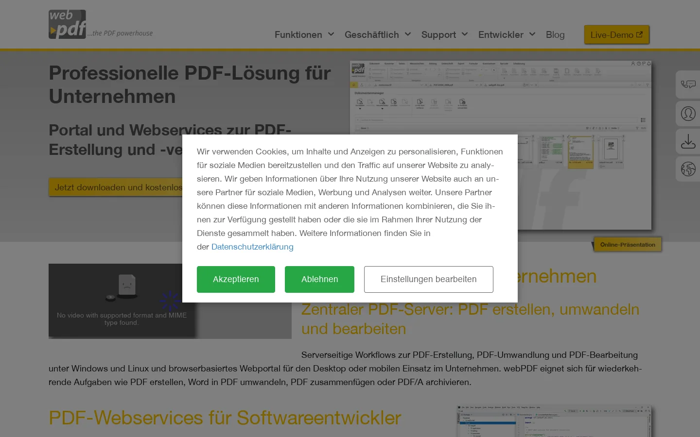 webPDF 首页截图