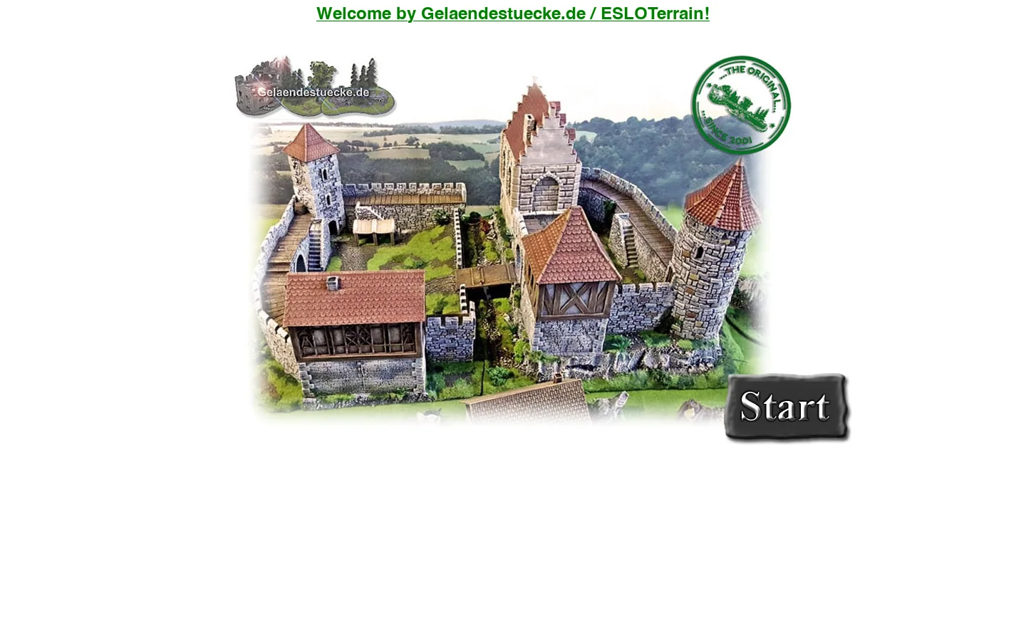 Geländestücke, Bausätze, Platten & Zubehör für Tabletop- Spiele, Modellbau und Eisenbahnen 首页截图