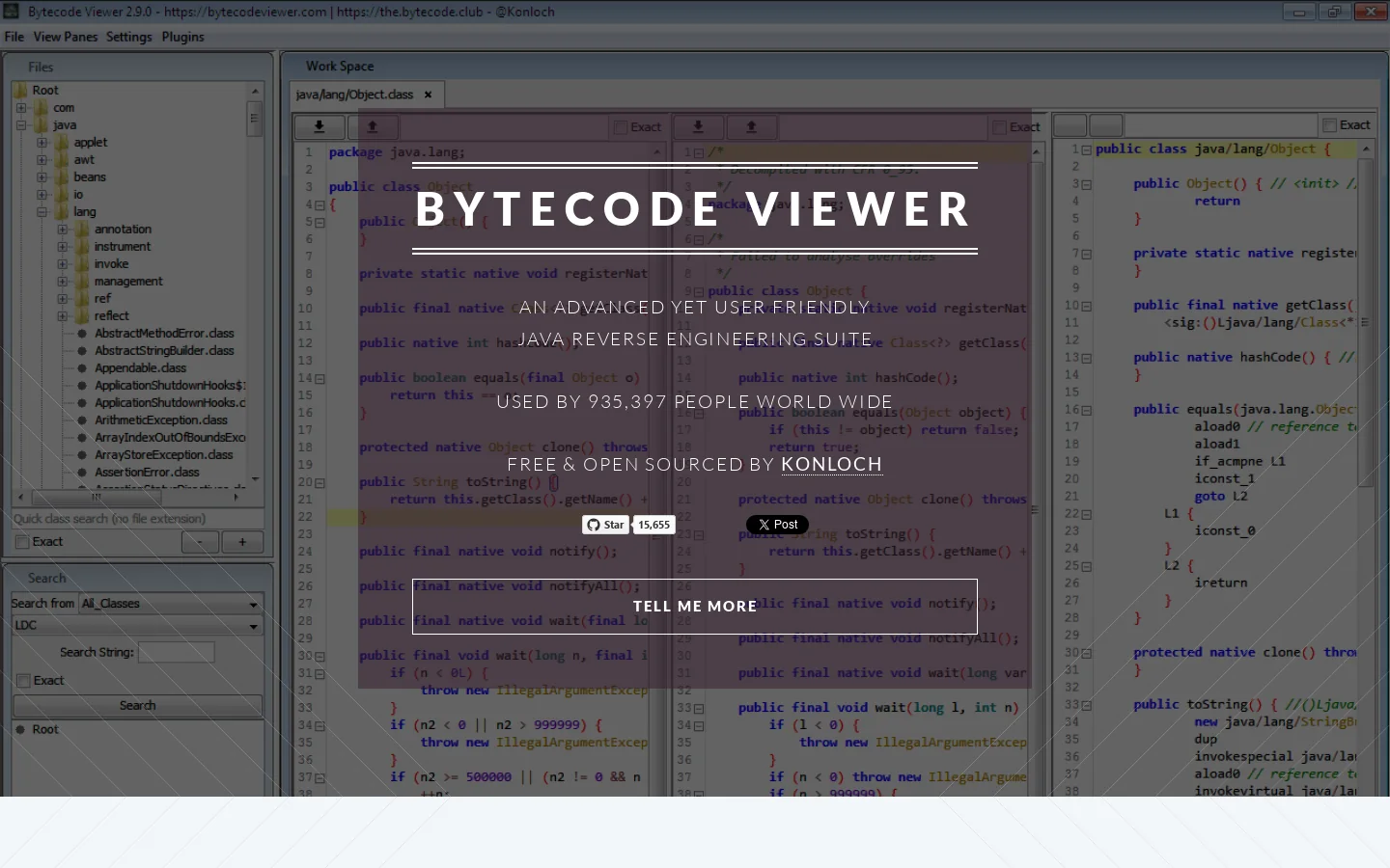 Bytecode Viewer 首页截图