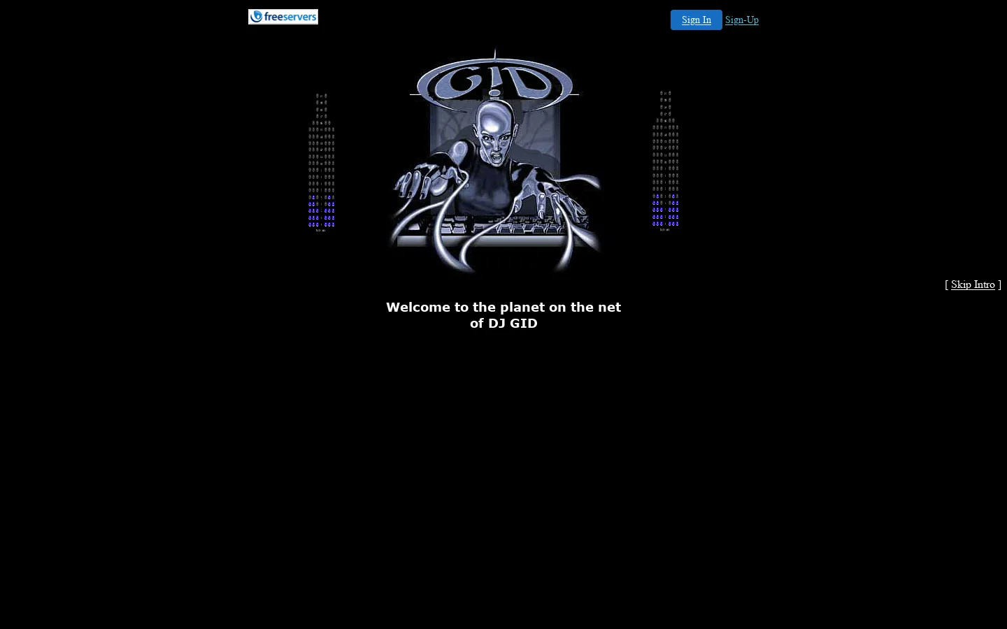 Intro Screen... 首页截图