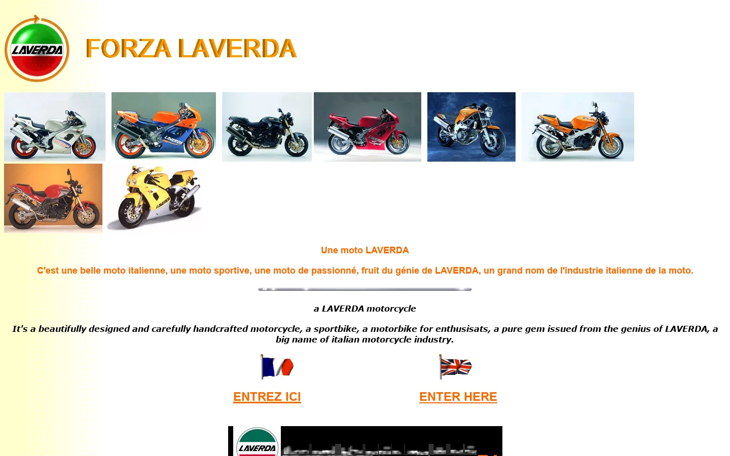 FORZA LAVERDA 首页截图