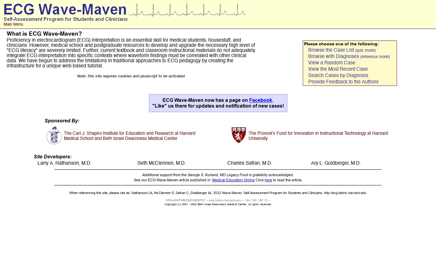 ECG Wave-Maven 首页截图
