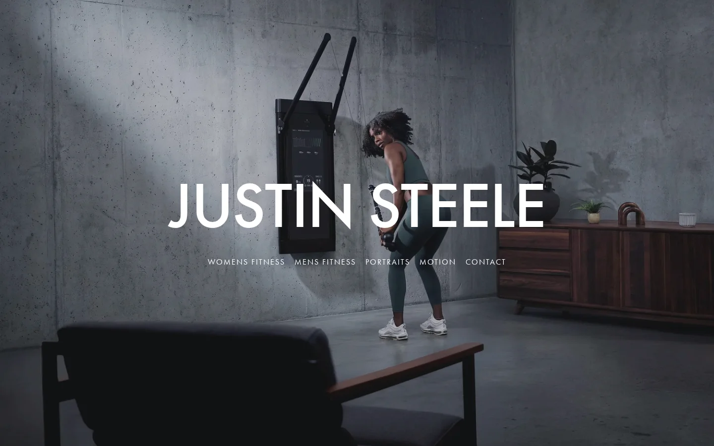 Justin Steele Photographer NYC 首页截图