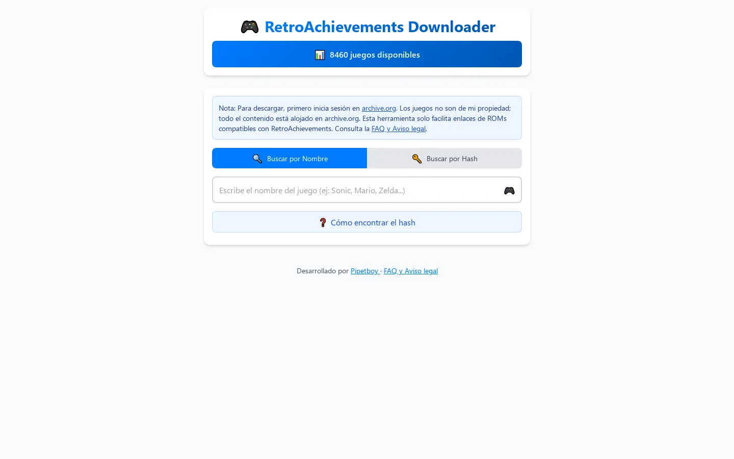 RetroAchievements 首页截图