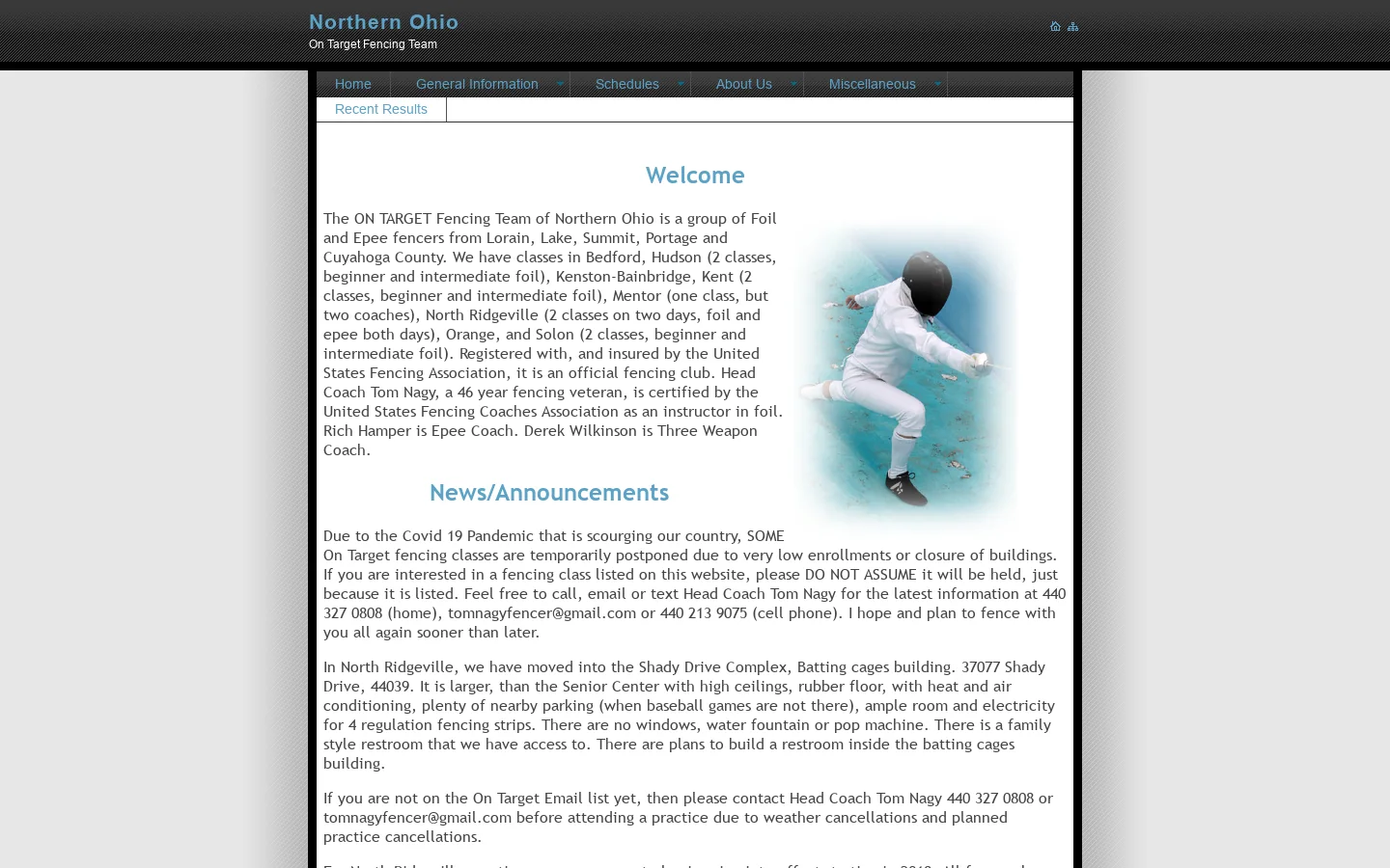On Target Fencing 首页截图