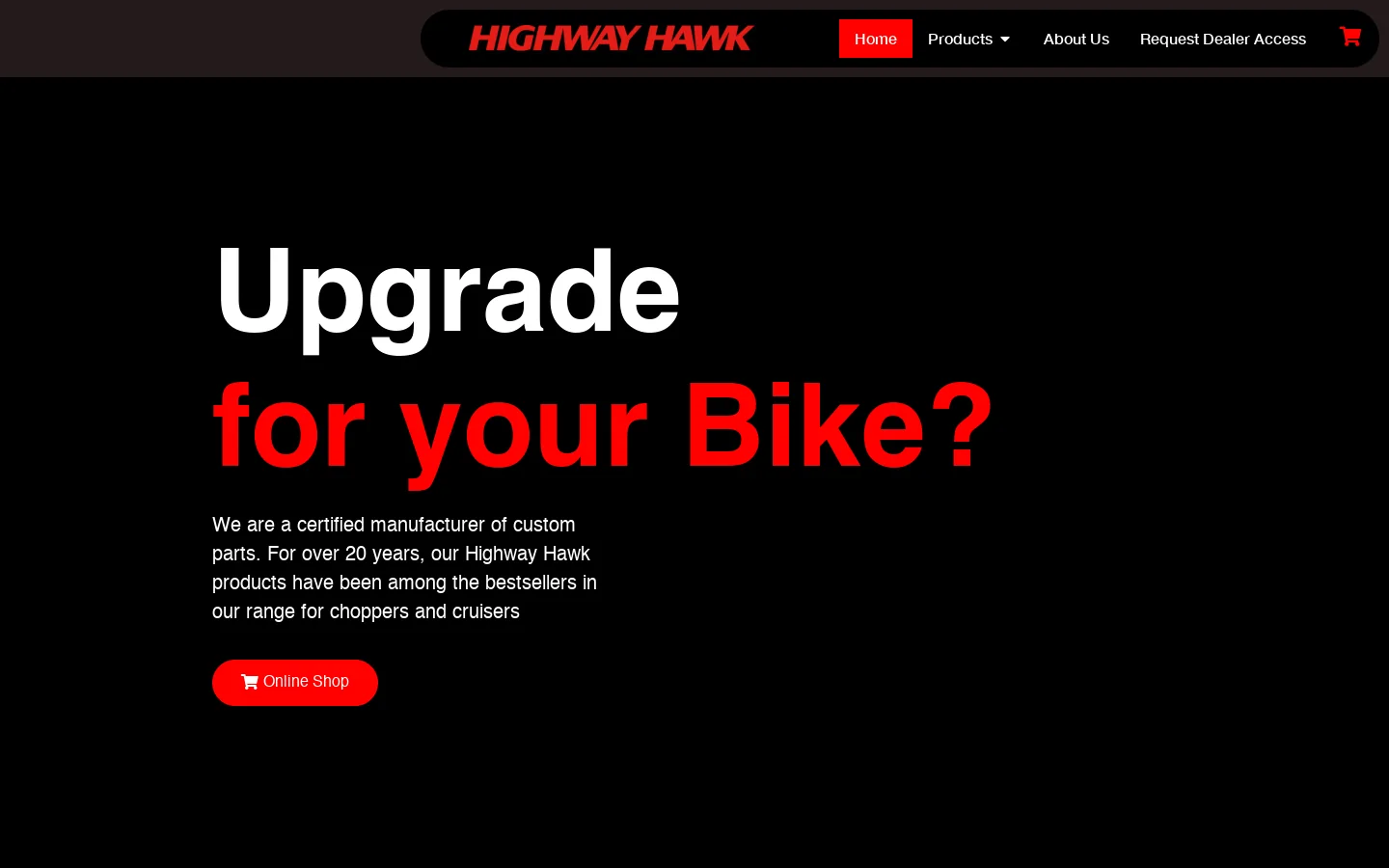 Highway Hawk 首页截图