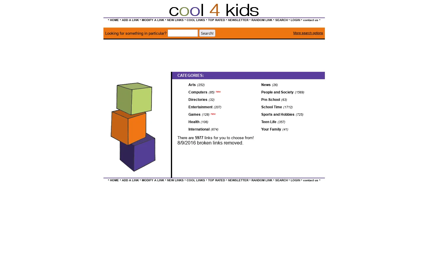 Cool4Kids.com by C4K 首页截图