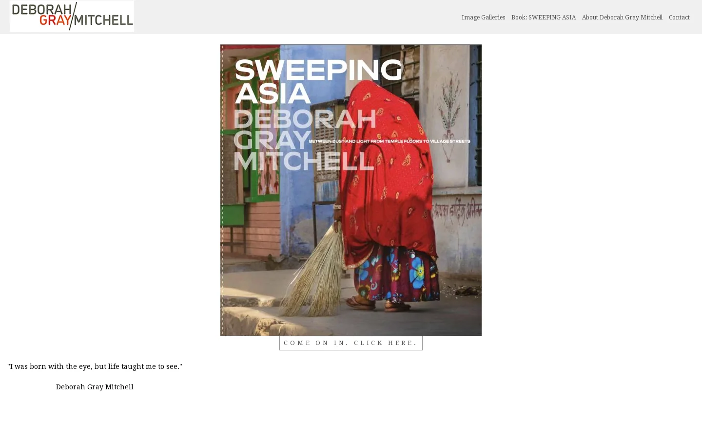 Deborah Gray Mitchell, Photographic Artist 首页截图