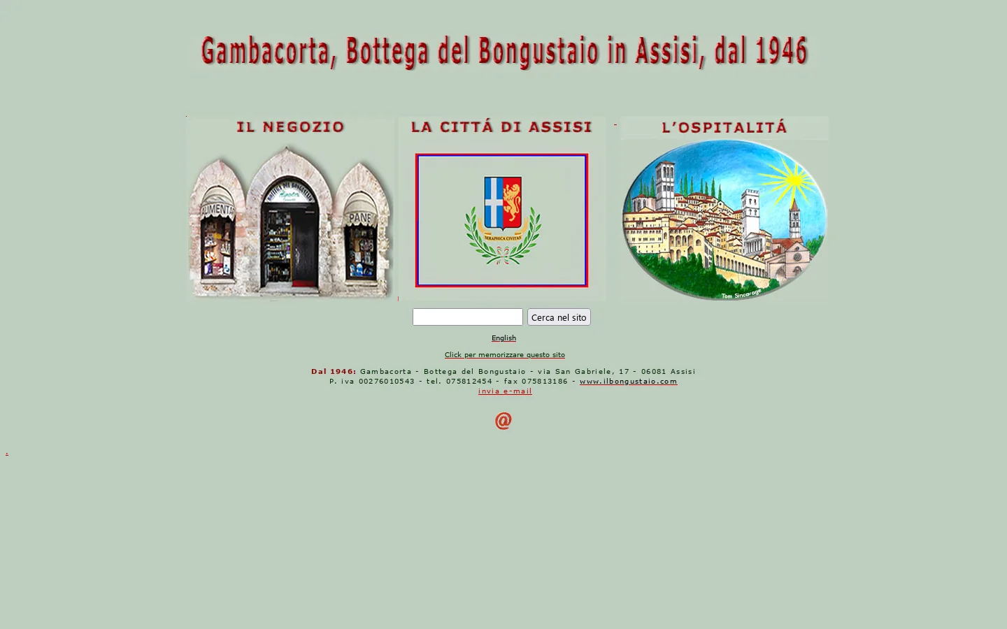 Tradizionali specialita' alimentari umbre 首页截图