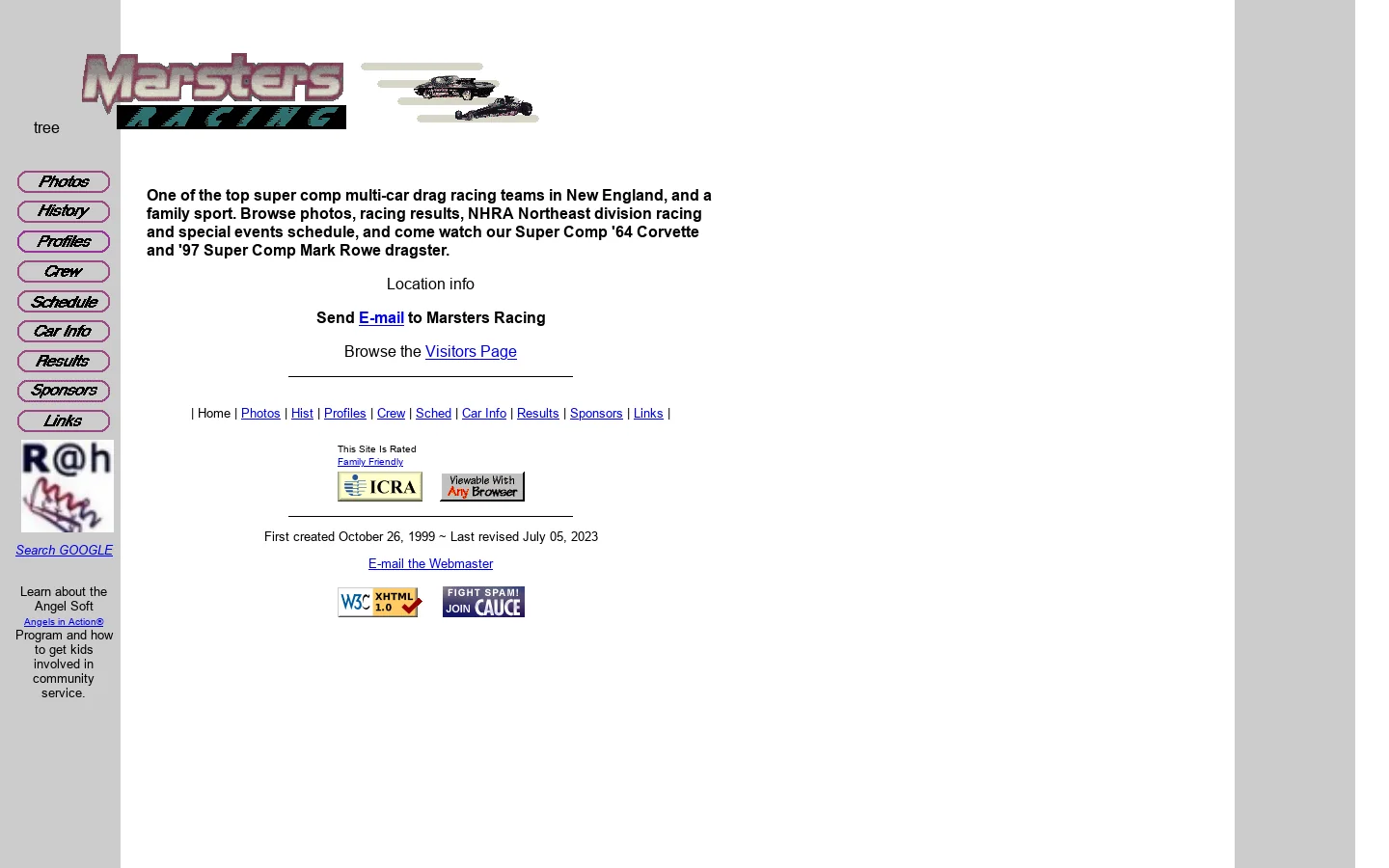 Super comp drag racing - One of the top super comp multi-car drag racing teams in New England 首页截图