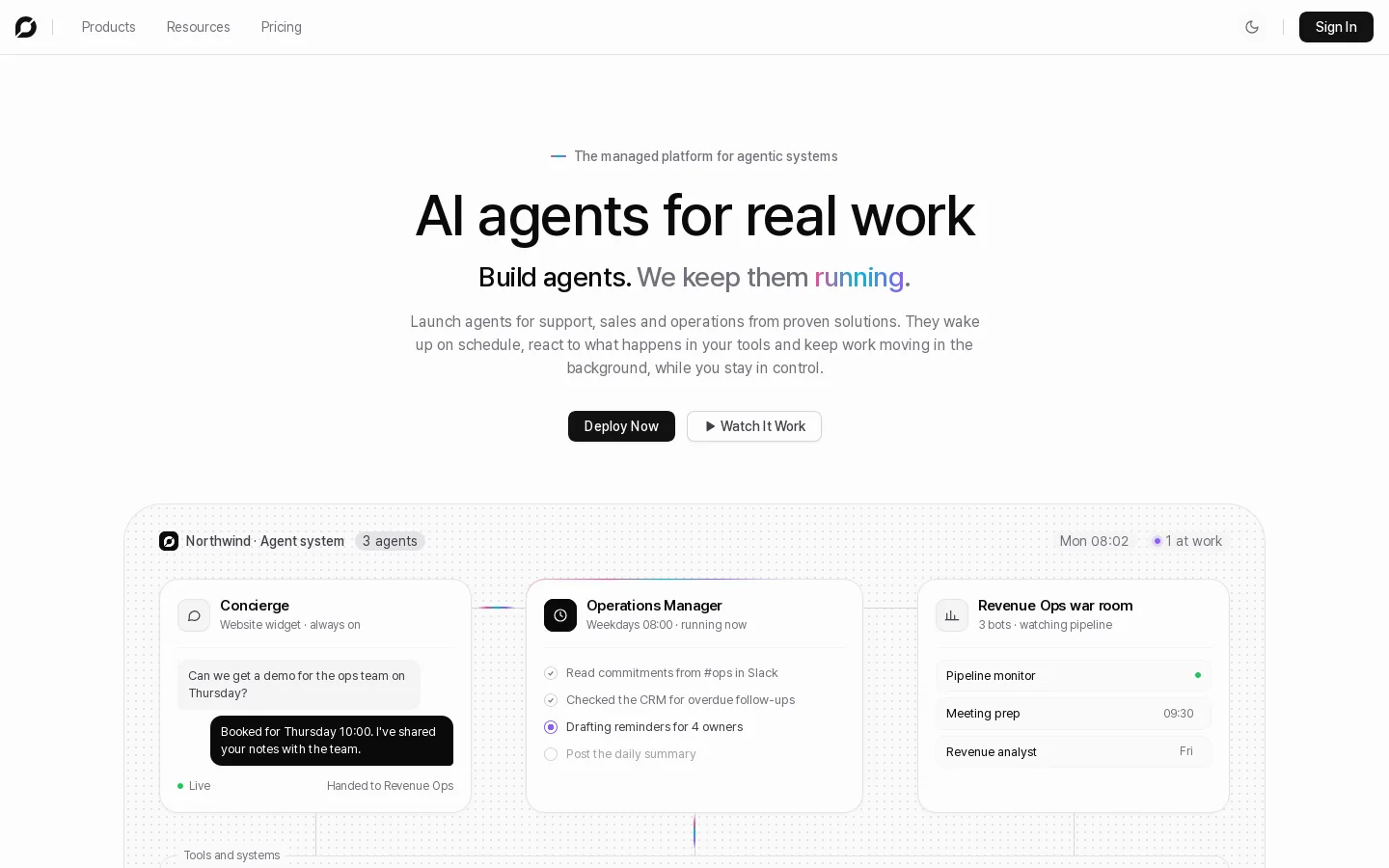 ChatBotKit 首页截图