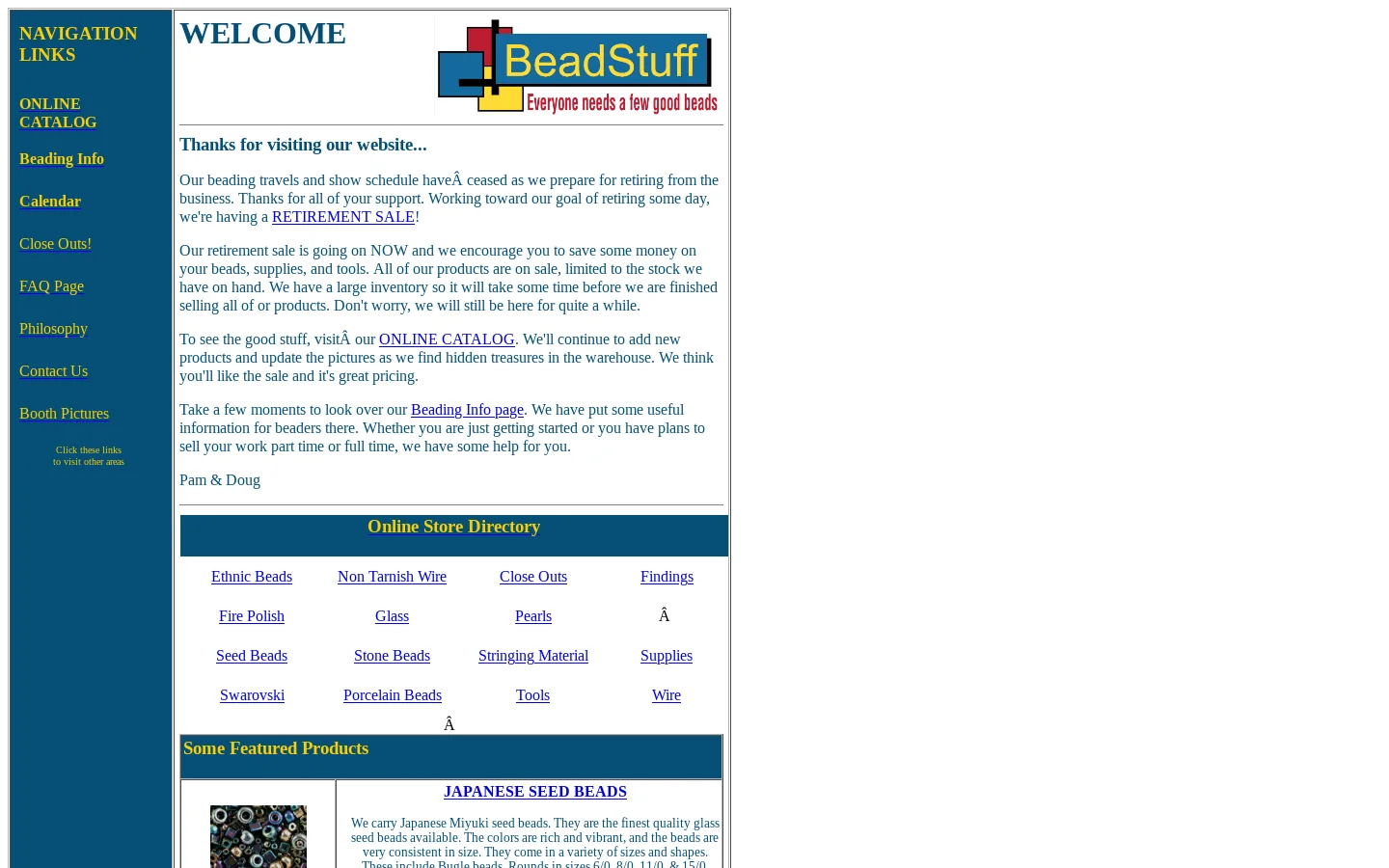 BeadStuff 首页截图