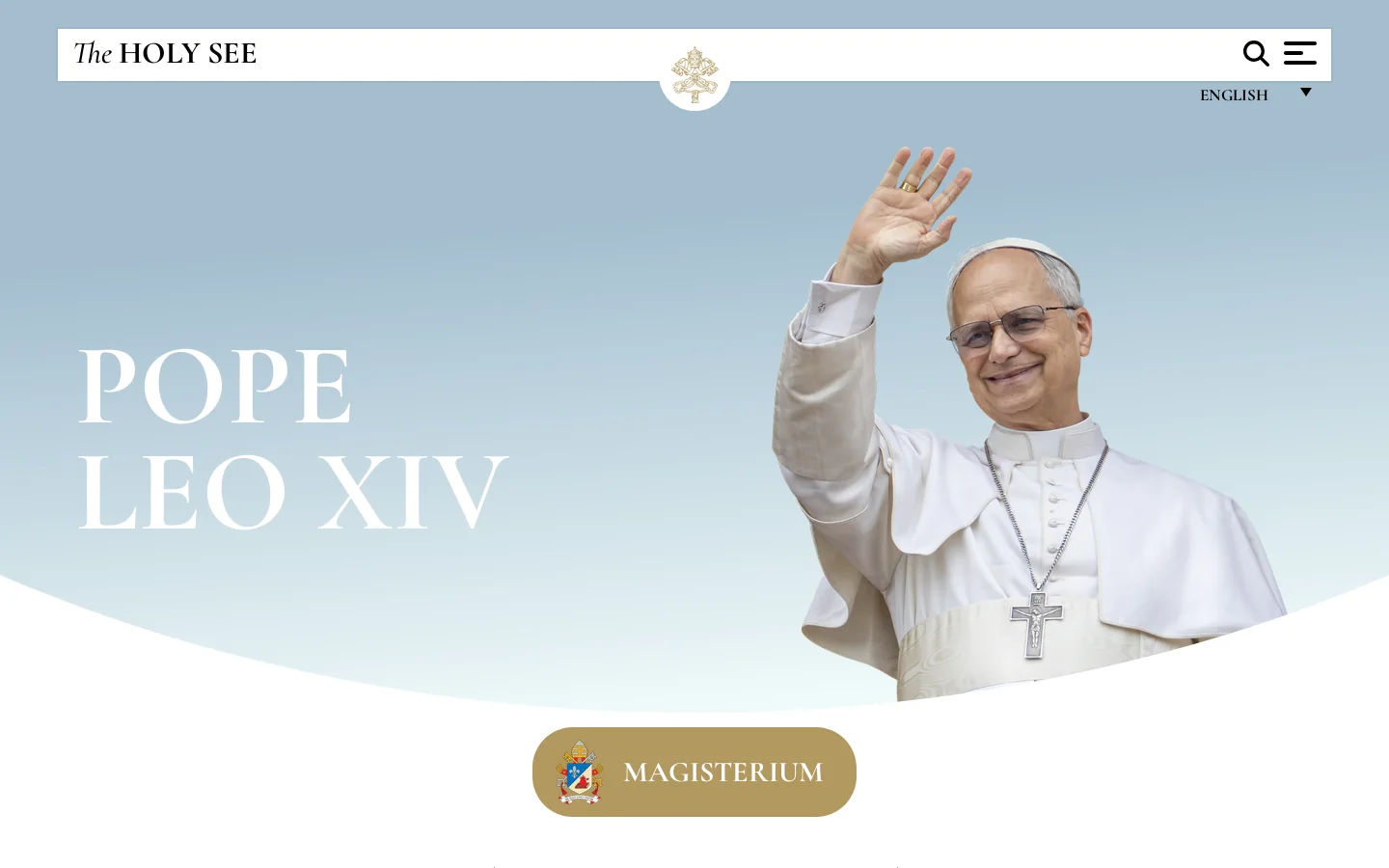 Vatican 首页截图