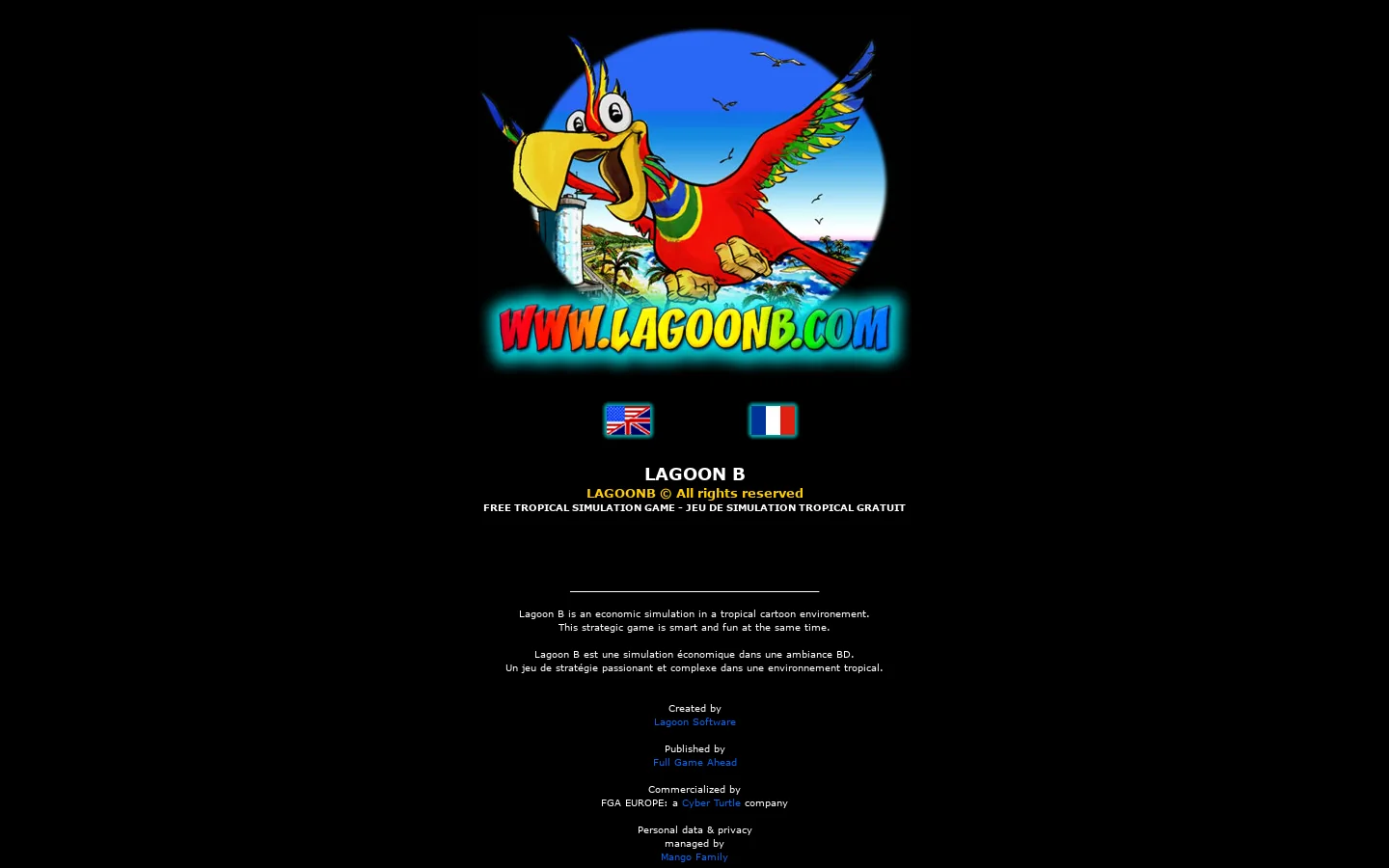 LAGOON B 首页截图