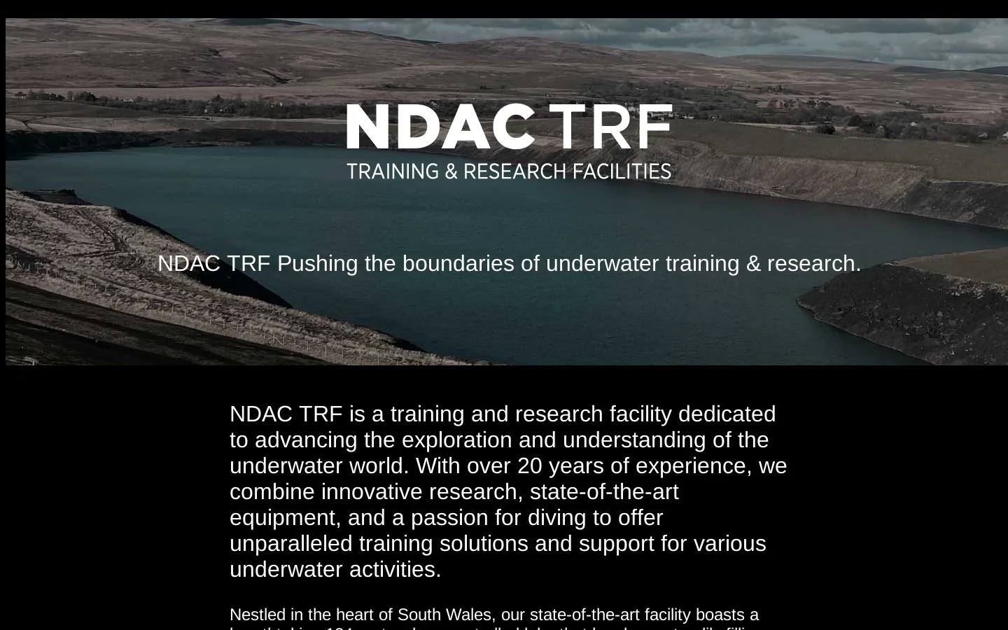 NDAC TRF 首页截图