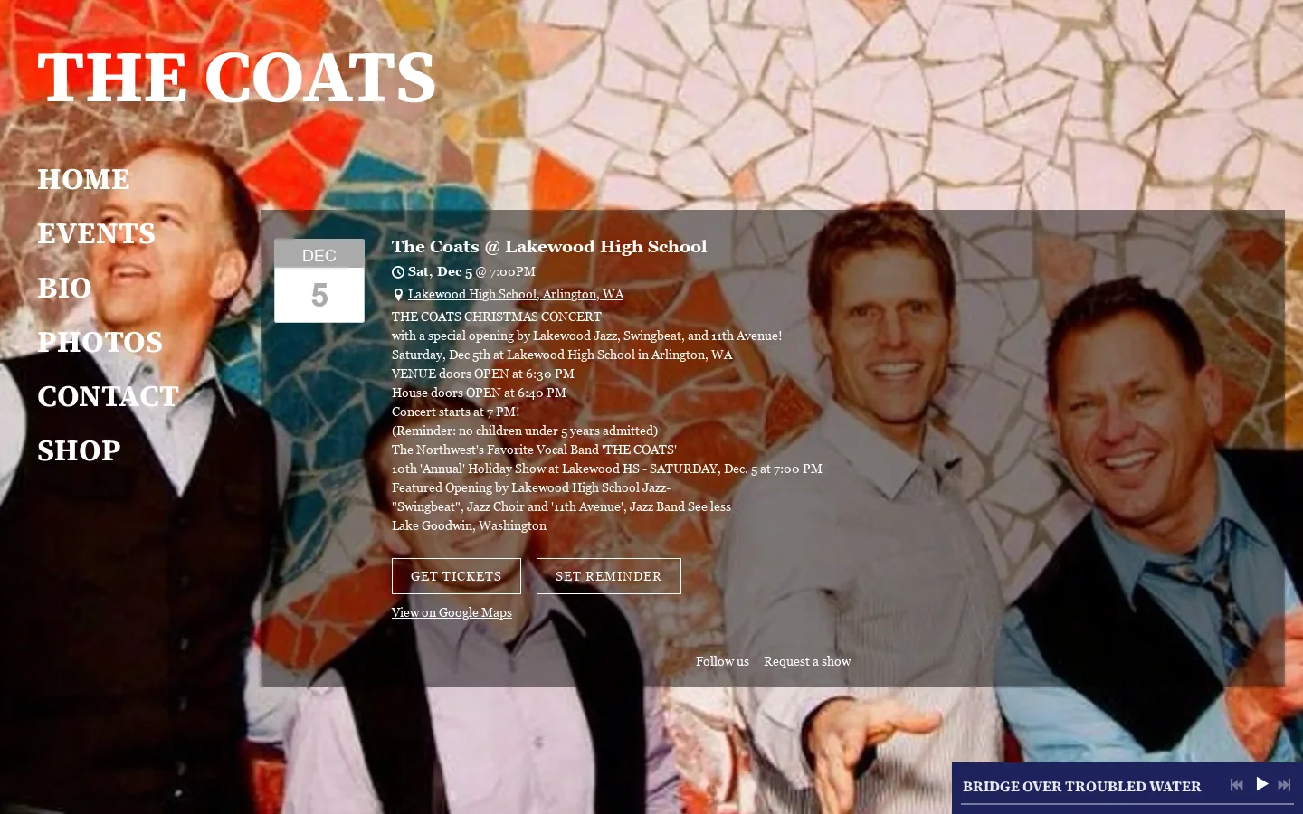 The Coats 首页截图