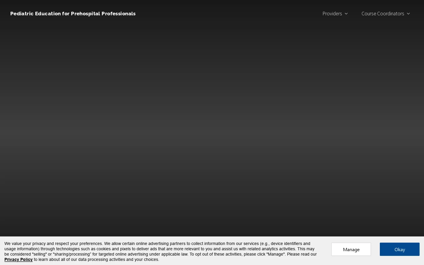 Pediatric Education for Prehospital Professionals 首页截图