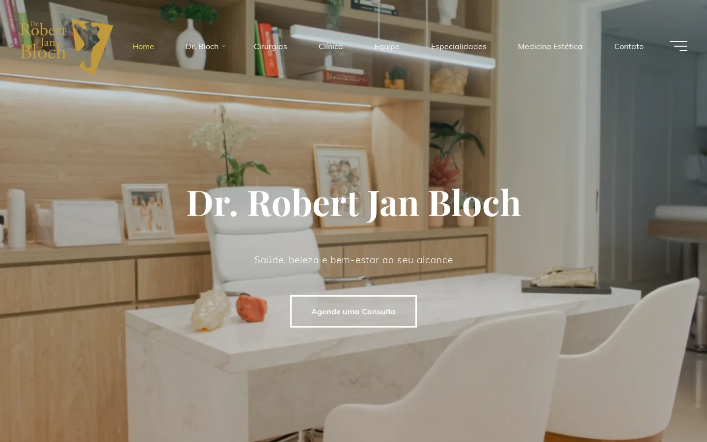 Dr. Robert Jan Bloch – Clinica Estética das Mãos 首页截图