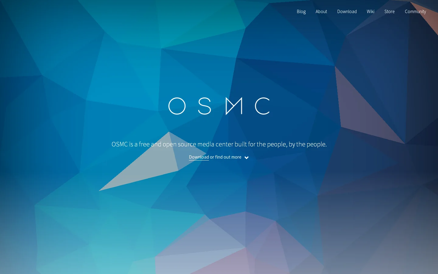 OSMC 首页截图