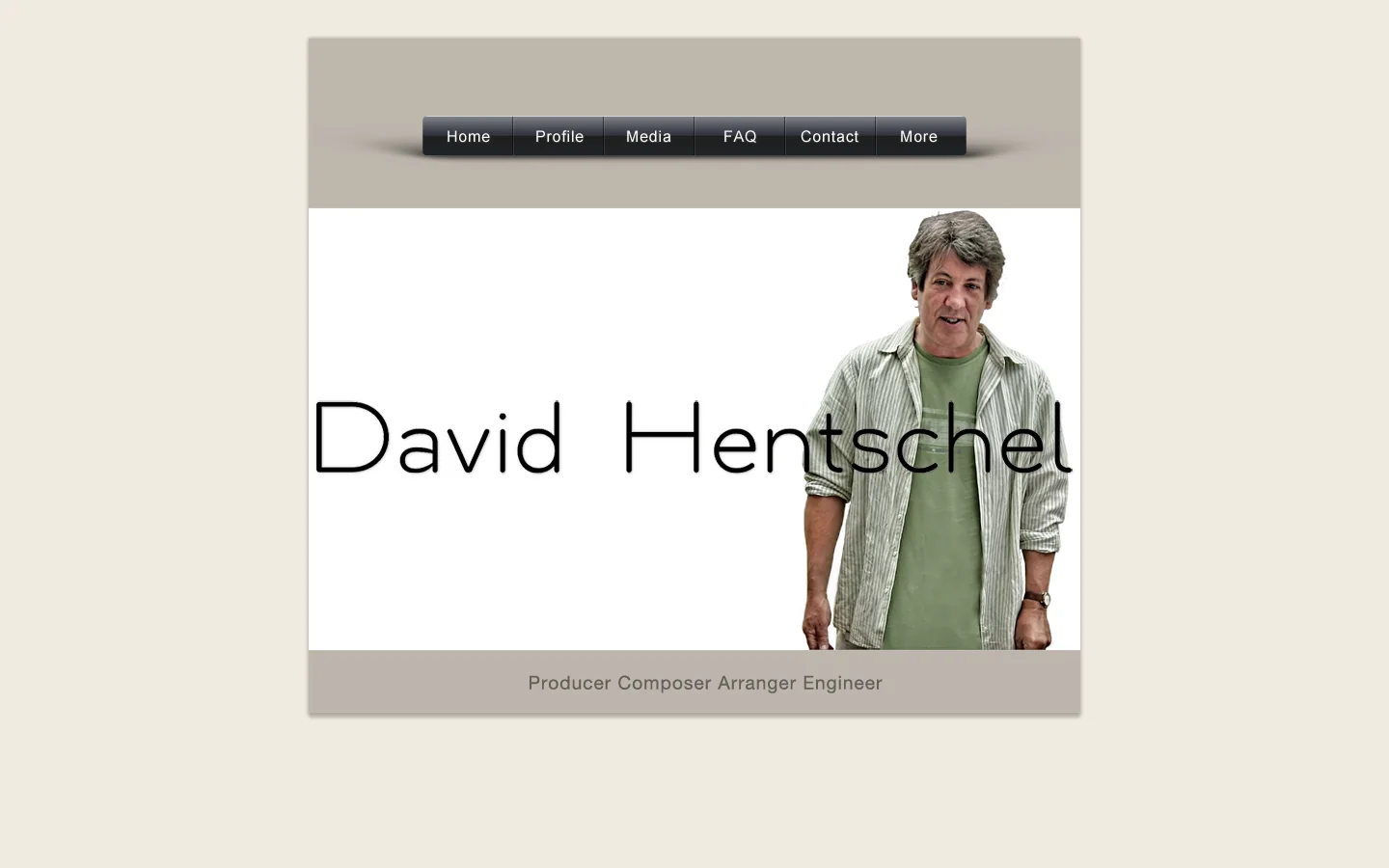 David Hentschel : Record Producer, Composer 首页截图