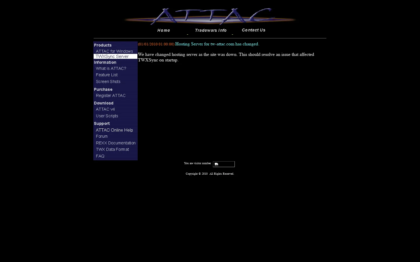ATTAC TCP/IP Helper 首页截图