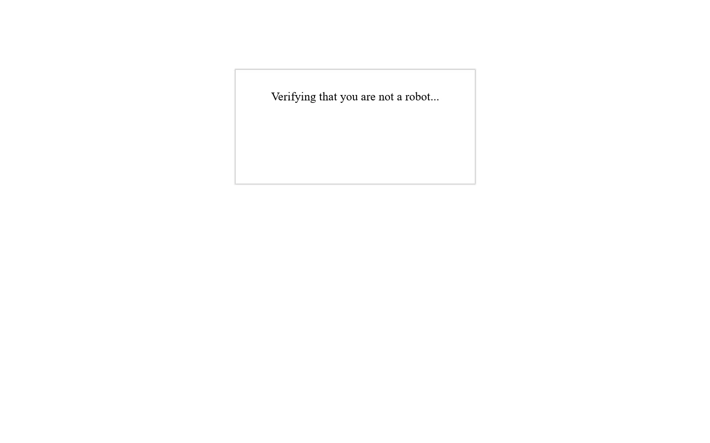 Bot Verification 首页截图