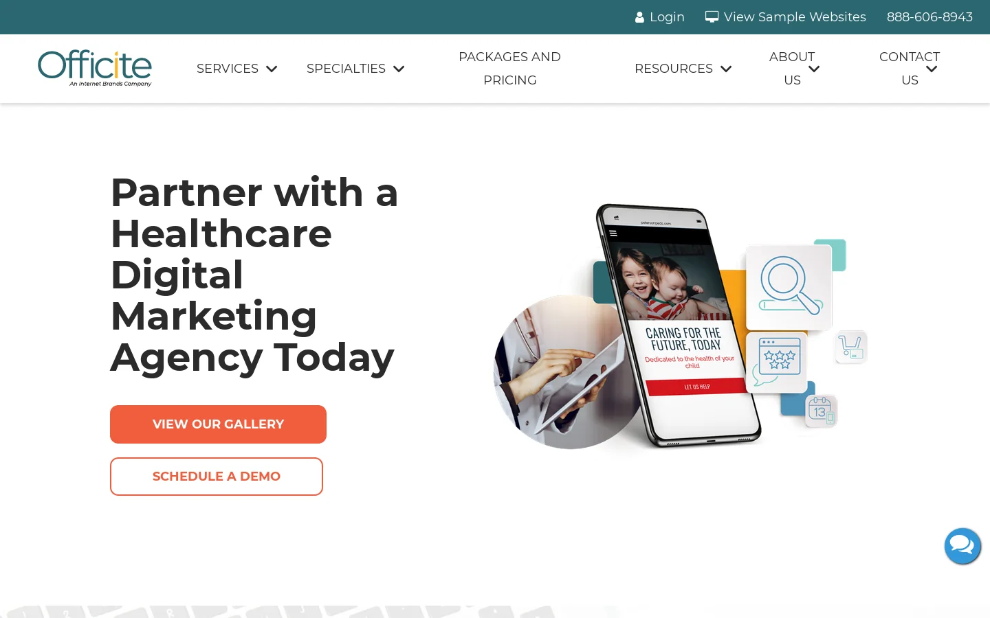 Officite 首页截图