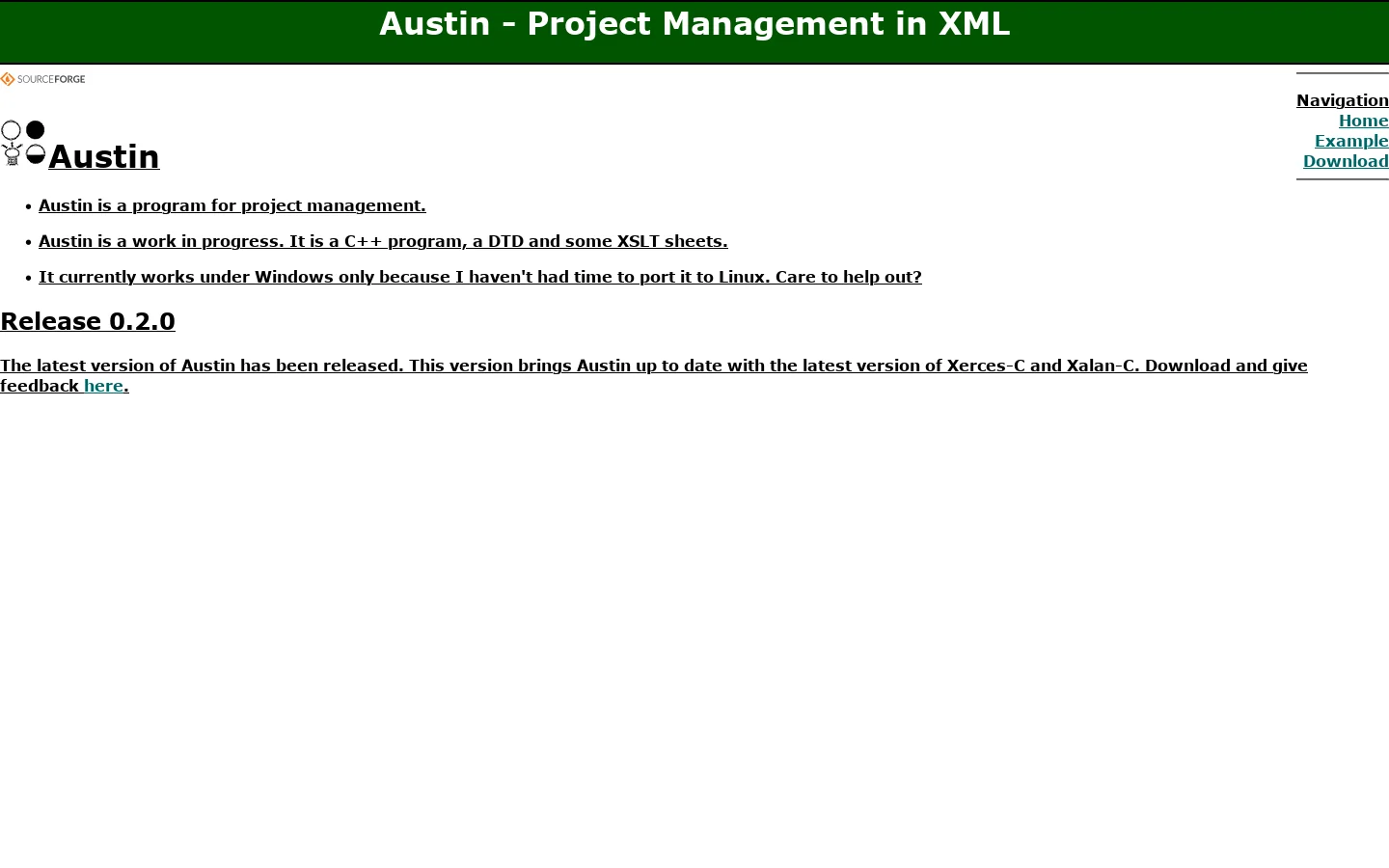 Austin 首页截图