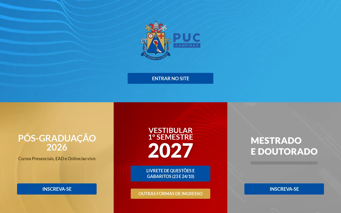 Portal PUC-Campinas Portal PUC-Campinas - Portal PUC-Campinas 首页截图