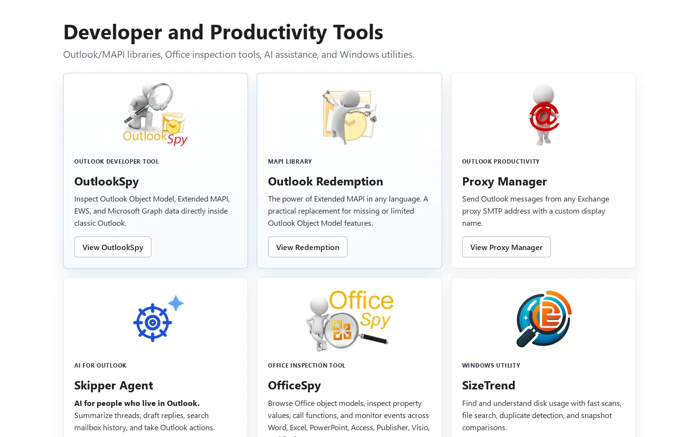 Advanced Messaging Systems - Developer and Productivity Tools 首页截图