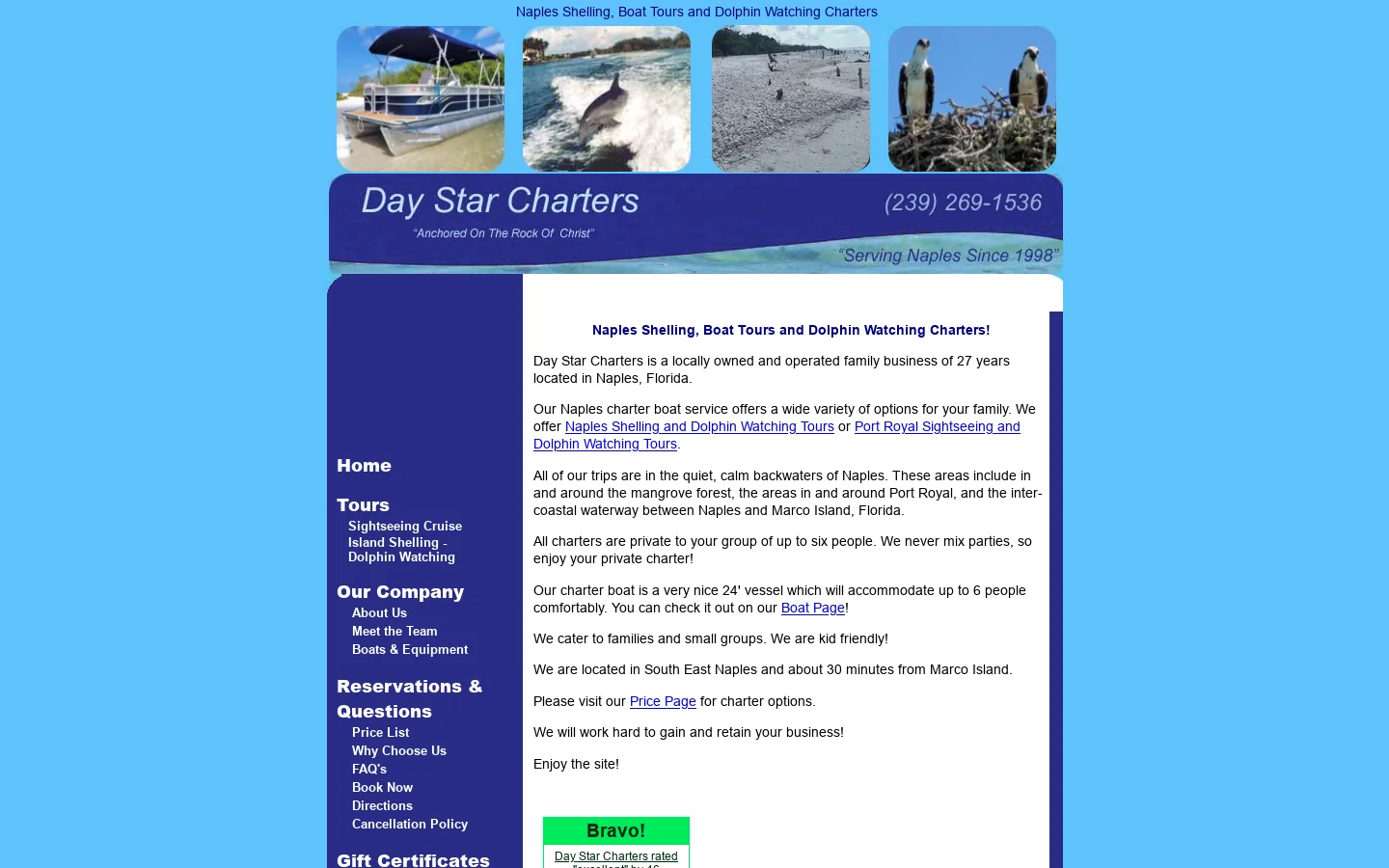 Shelling Tours Naples FL - Dolphin Watching Tours Naples Florida 首页截图
