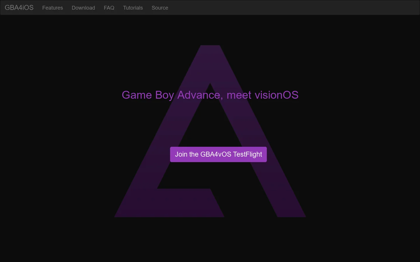 GBA4iOS 首页截图