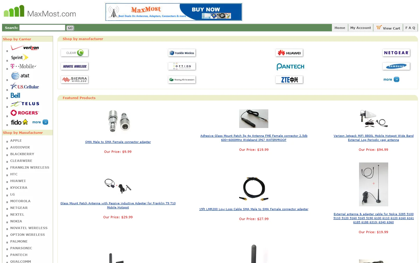 MaxMost.com 首页截图