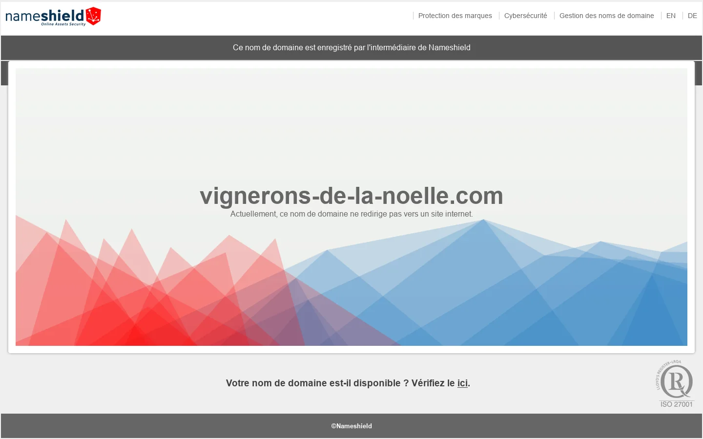nomdedomaine.com 首页截图