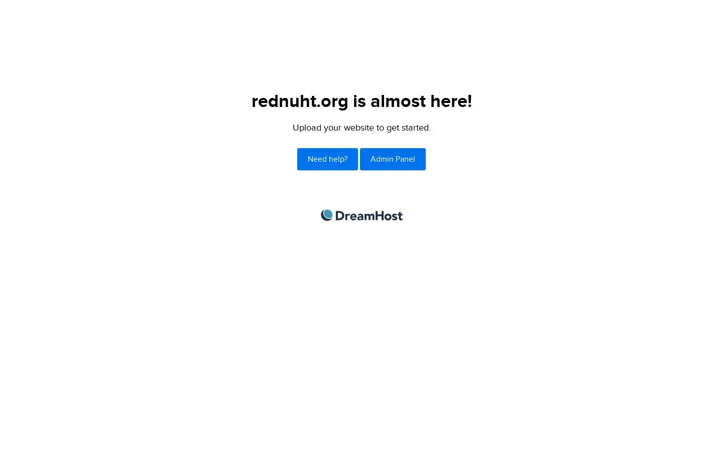 rednuht.org is almost here! 首页截图