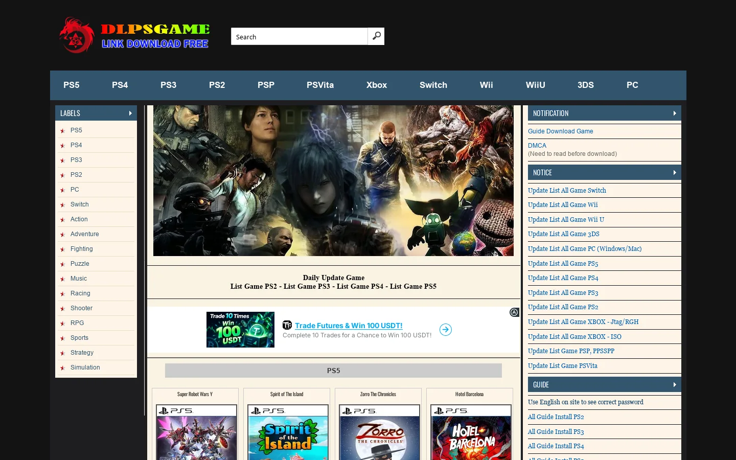 PS5 Archives - Download Game PSX PS2 PS3 PS4 PS5 首页截图