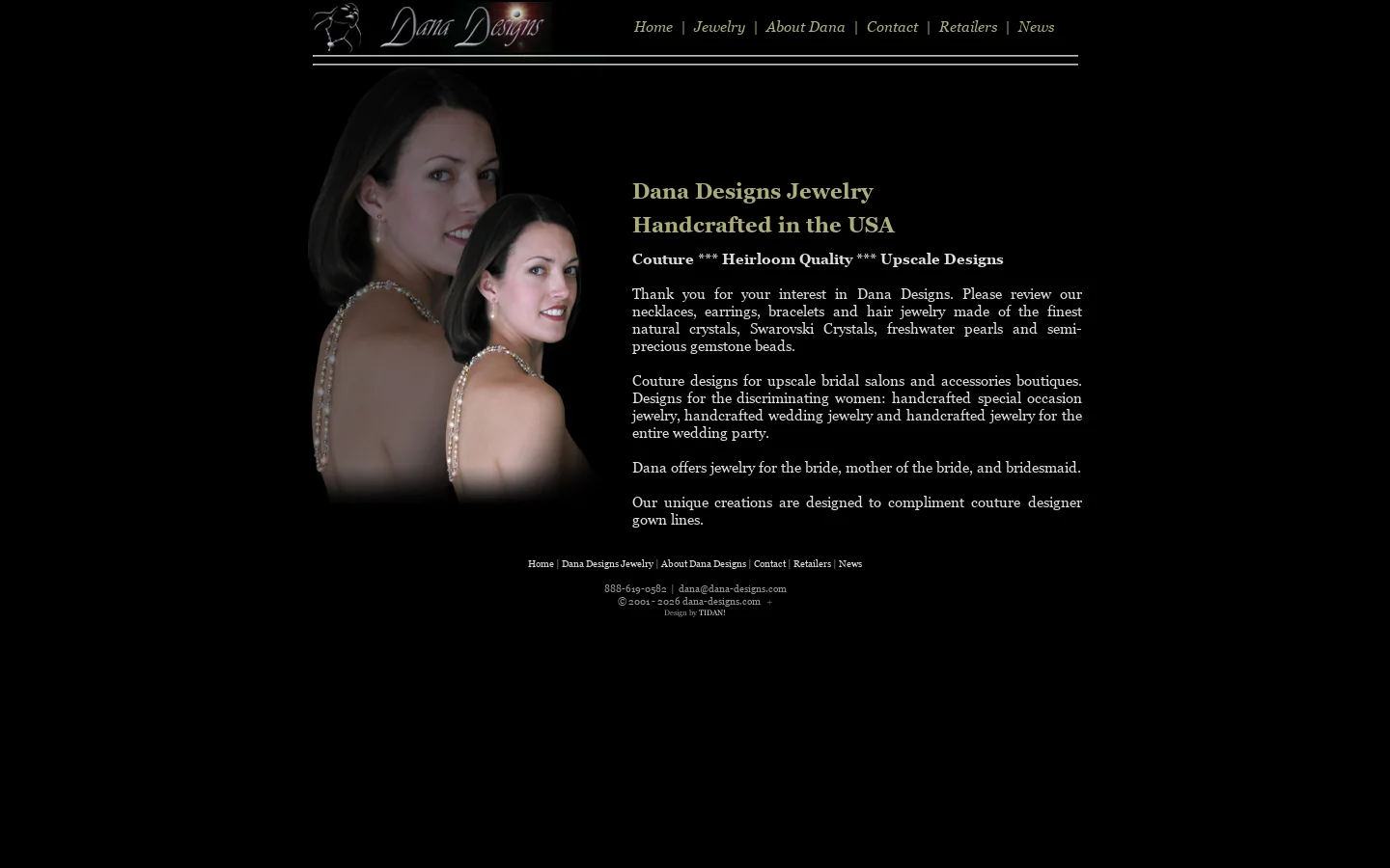 Dana Designs Jewelry Handcrafted in the USA 首页截图